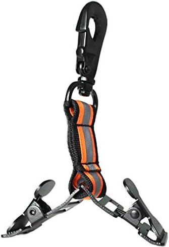 Miniatura 2 de MELOTOUGH Paquete de 1 correa para guante de bombero, soporte para guantes con correa reflectante de seguridad + 2 unidades de ork para guantes,