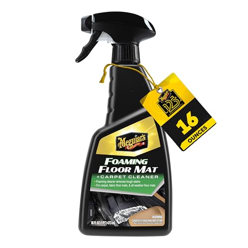 Meguiar's Foaming Floor Mat + Carpet Cleaner, 16oz BT