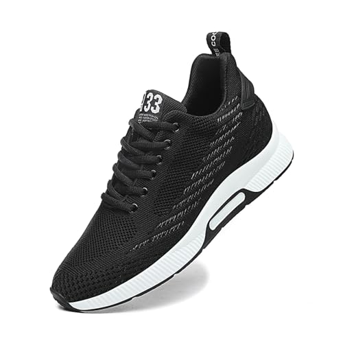 Image of BMINFEE Men's Invisible Height Increasing Elevator Shoes Lightweight Sport Shoes Height-Boosting Breathable Lace up Sneakers 2.4 Inches