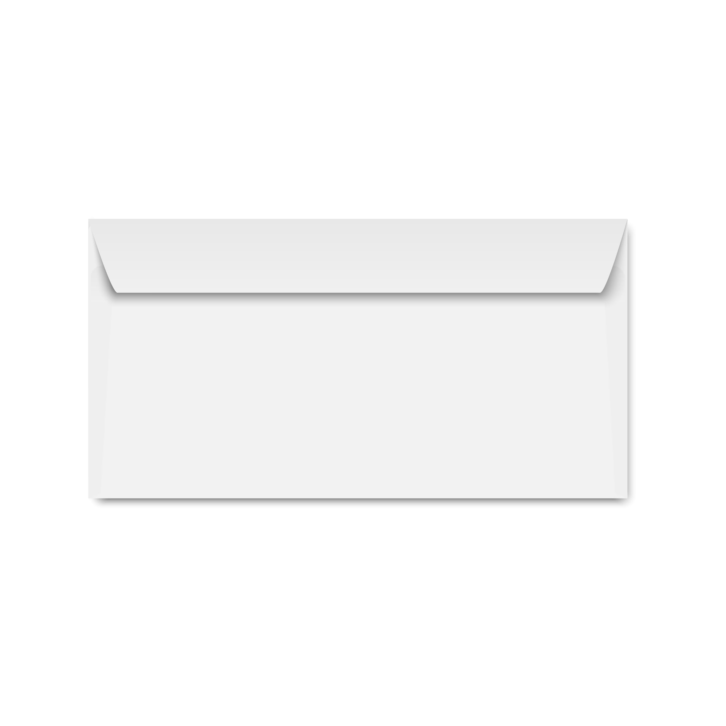 Enveloppe Clairalfa 110x220/DL, 90 g/m², coloris blanc - boîte de 250
