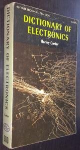 Paperback Dictionary of electronics Book