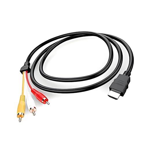 HDMI Cable 5ft Male to 3 Video Audio Adapter