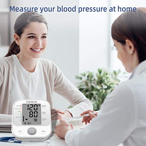 Blood Pressure Monitor Upper Arm，Metene Automatic Accurate Digital BP