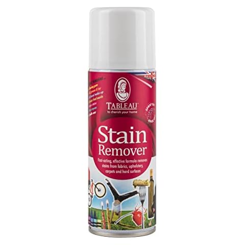 Tableau Stain Remover, Removes Most Oil, Grease, Candle Wax, Chewing Gum and Pen Marks From Fabric and Upholstery. 200ml Cover
