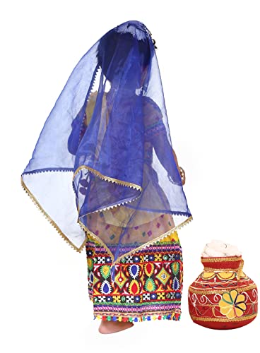 Image of Raj Fancy Dresses Radha and Krishna Brocade Fabric Janmashtami Mythological Character Costume