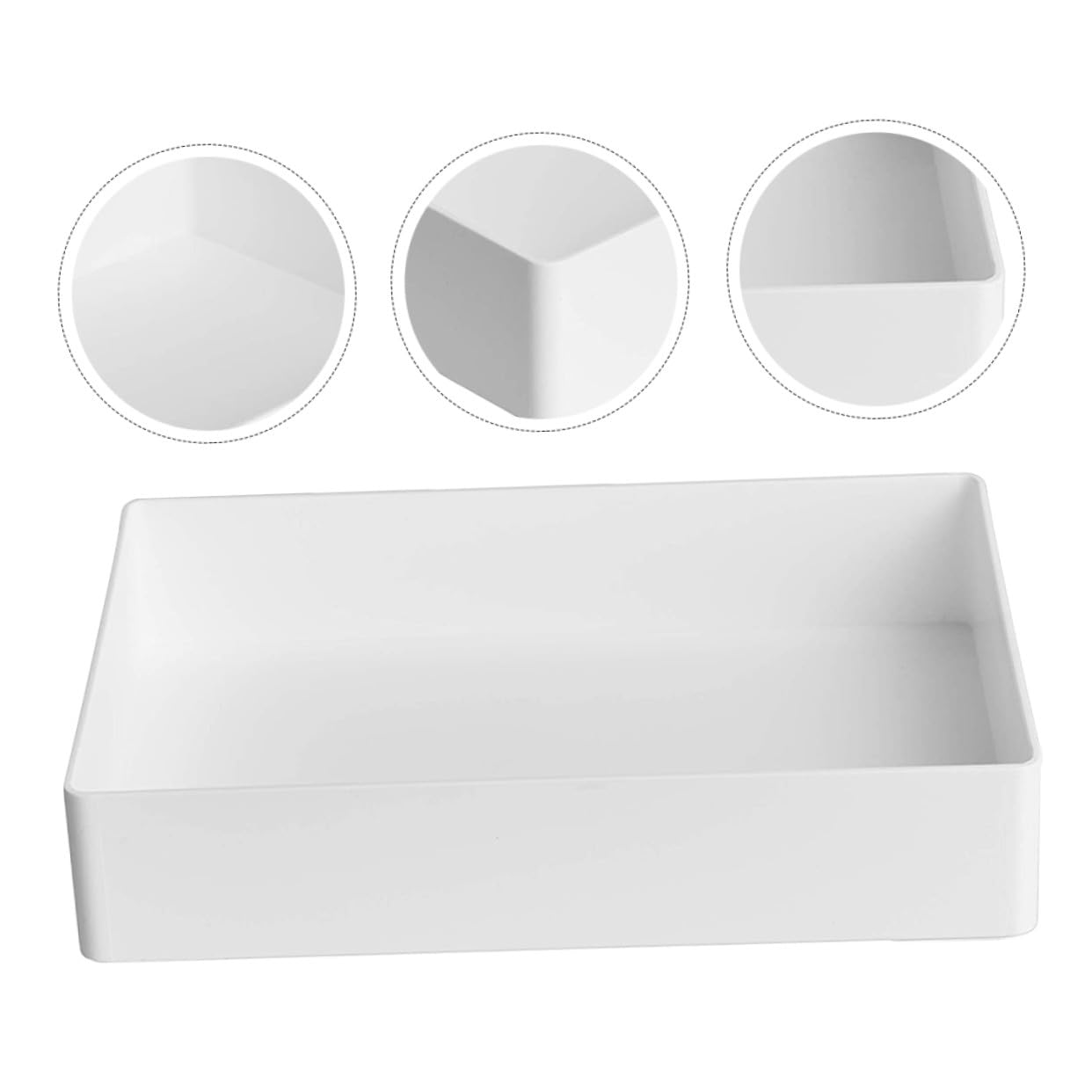 Cabilock Bandeja de Almacenamiento de Polipropileno Pp para Laboratorio, Transportable Prueba de Fugas, Adecuada para Pequeños Consumibles