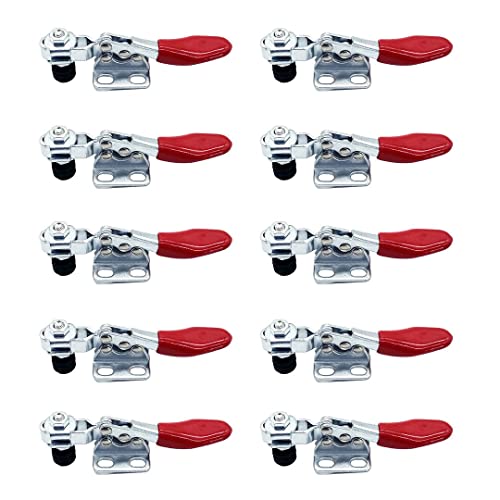 (10 Pack) 60LB U-BAR FLG BASE HORIZONTAL HOLD-DOWN CLAMP