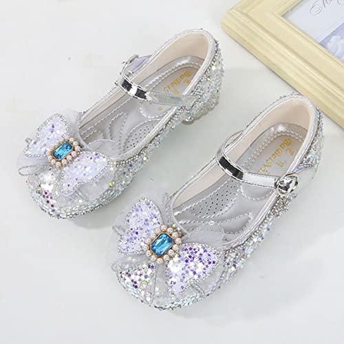 Girls Shoes Youth Fashion Autumn Toddler and Girls Casual Shoes Thick Sole Round Toe Buckle Dress Big Kid2