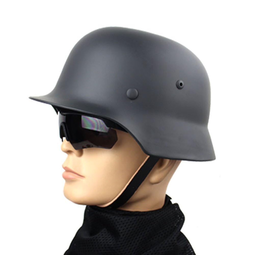 Casco Alemán M35 De Segunda Guerra Mundial con Cubierta De Red, Material De Acero, Casco De Acero M1935, Soldado Stahlhelm, Casco De Seguridad Stahlhelm.
