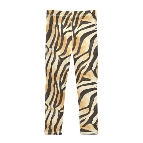 KLL Tigers Animal Animal Print Toddler Girls Athletic Leggings Fashion Full Length Dance Pants Sports2