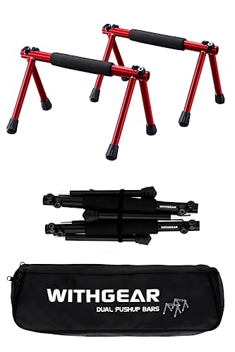 Withgear Folding Dip Bars for Travel