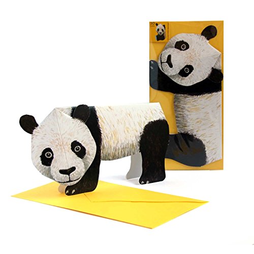 'pop-up de tarjetas Animales/3 D de tarjeta plegable: Panda Oso de Meng Meng " Cover