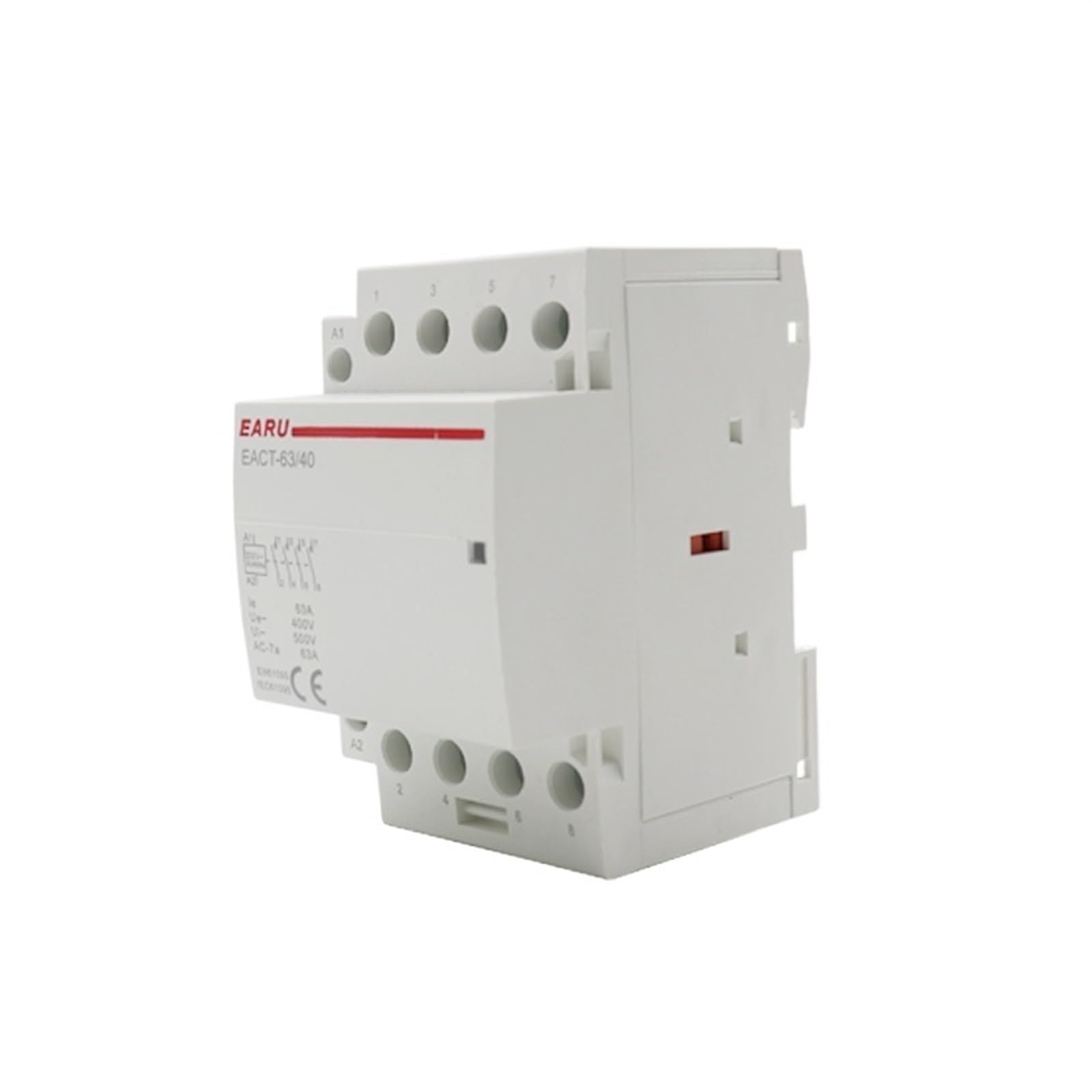 4P 32-63 A AC 220 V 230 V 50/60 Hz Szyna Din Domowa AC Modułowy przełącznik stycznika kontrolera 4NO 4NC 2NO 2NC Smart Home, inteligentny dom hotel(63A-4NC)