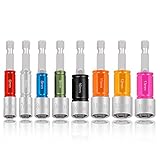 K Kwokker 8 Magnetic Nut Driver Bit 1/4'' Impact Hex Socket Adapter Extension Reducers Set for Quicker Change Chuck, Electric Hand Drill for Electronic Devices Repair and Opening w/High Carbon Steel