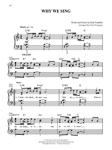 Top-Requested Contemporary Gospel Sheet Music: 10 Hits From The 1970S To Today (Easy Piano) (Top-Requested Sheet Music) #TOP5