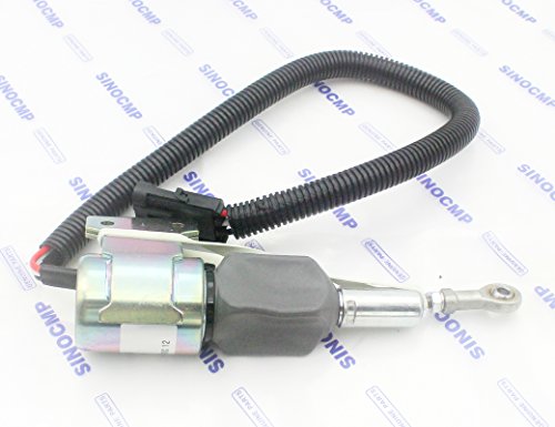 Sa-4756-12 3935431 Fuel Shutdown Solenoid 12V - Sinocmp Shutdown Solenoid For Cummins Excavator 6Bt 5.9L Engine Parts 3 Month Warranty #TOP6