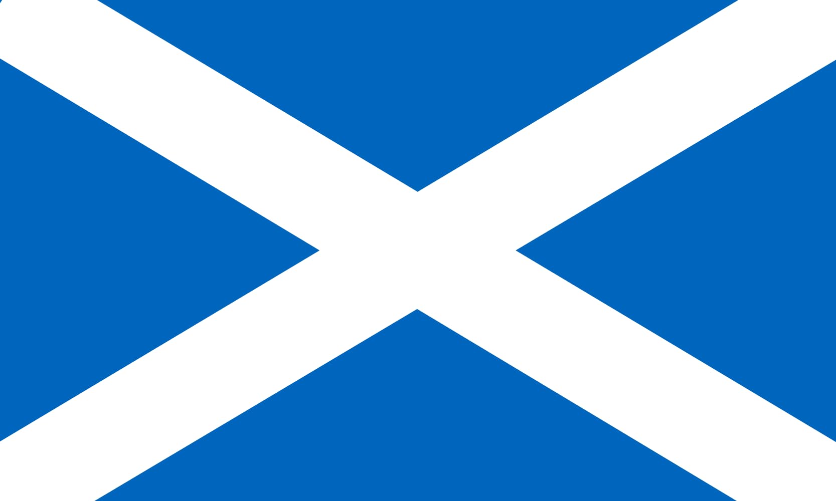 Drapeau Ecosse paysage grand format de 1.35m² motif Scotland path