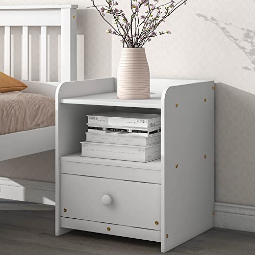 Aocoroe Bedroom Furniture Set With 1 Twin Beds Frame & 1 Nightstand, For Boys Girls, Kids Twin Beds Platform Bed Frame With Headboard & Footboard thumb #5