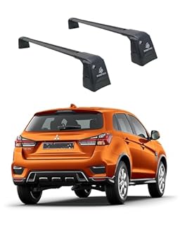 ROKIOTOEX Cheetah Roof Rack Crossbars Fit for 2010-2026 RVR with Fixed Points No Side Rails, Lockable Cross Bars for Rooftop Cargo Ski Board, Bike Carrier – Black