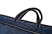 Zippered Document Bag Business Briefcase Waterproof Lightweight Handbag Ideal for Files Laptop Notebooks Stationary Meeting Business Trip Office and School (Blue)