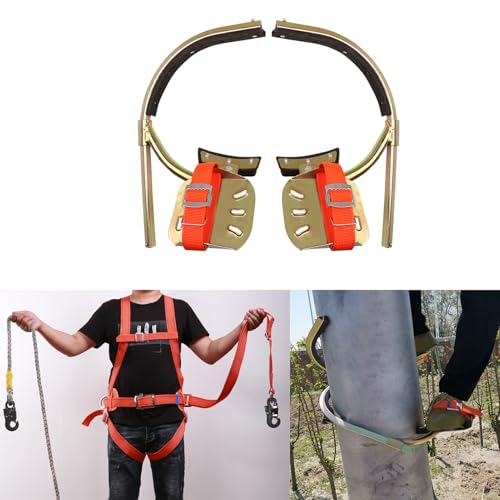 Boucle de pied d'électricien et crampons d'escalade pour accès hauteur