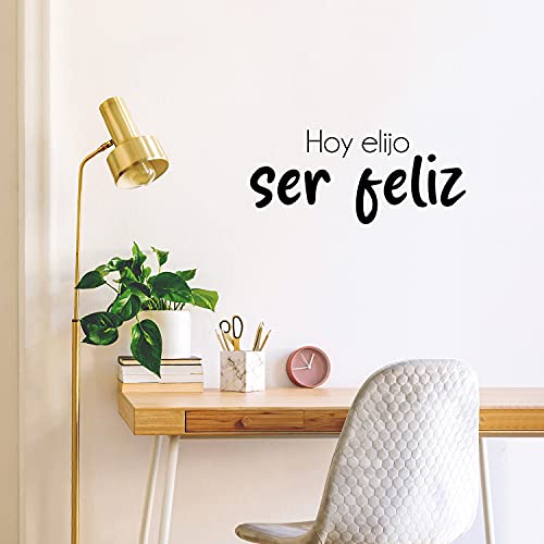 Vinilo Decorativo de Pared - Hoy Elijo Ser Feliz miniatura 2