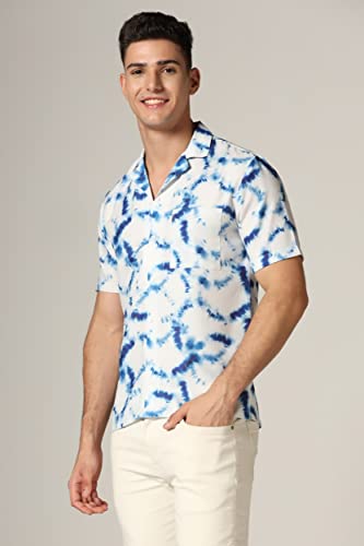 Image of DHRUVI TRENDZ Shirt for Men | Mens Casual Shirt | Men Stylish Shirt | Men Printed Shirt | Men's Regular Fit | Men Formal Shirt | Men's Solid Slim Fit