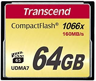 Transcend 128GB CompactFlash 1000 Memory Card, Up to 160/120 MB/s, Supports High-Speed Ultra DMA Transfer Mode 7, Ideal for Ultra-High Resolution Full HD, 3D and 4K UHDTV Video Recording TS128GCF1000