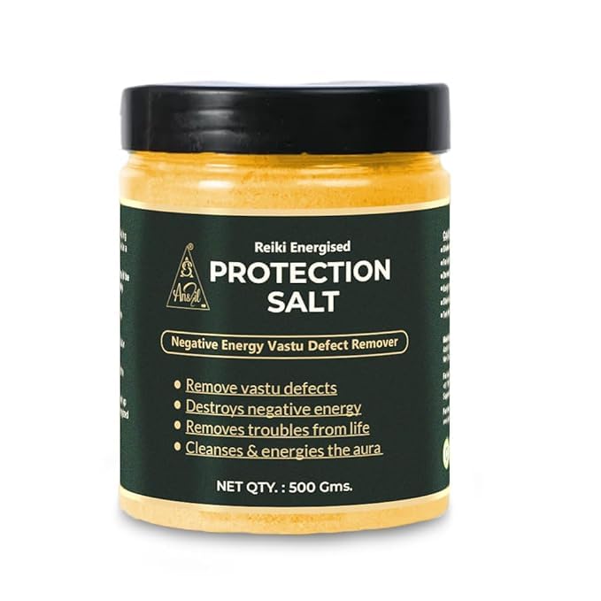 Protection Salt For All-Purpose Body Cleaning | Banishing Negative Energy | Evil eye protection | Reiki Energised-500gm (Pack of 1)-picture-52