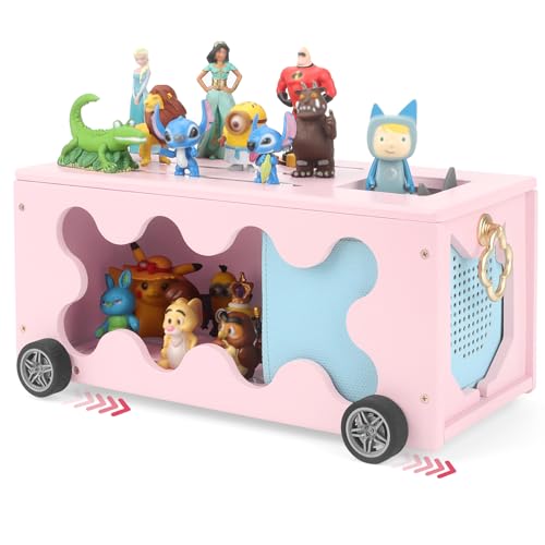 Image of for Tonies Box Organizer Shelf Storage, Treasure Chest Cart for Tonie Shelf Magnetic, Compatible with Tonie box 1 /2 Player Tonies Figures Characters for Children, Display Collection 20~30 Characters