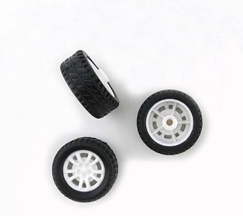 Miniatura 4 de 10 ruedas de coche de juguete de 0787in para eje de 0079in accesorios de modelo de bricolaje