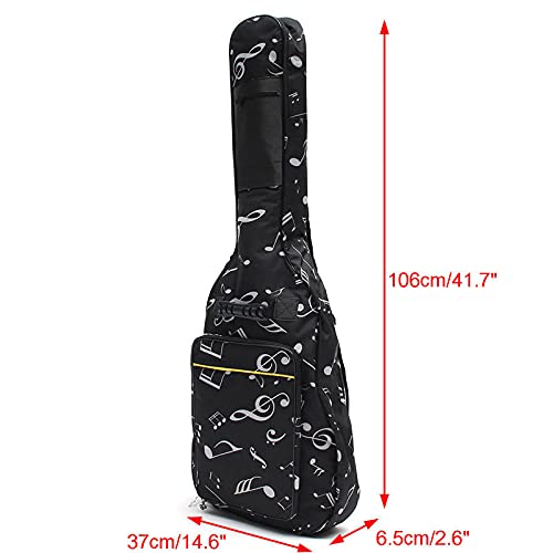 Housse pour guitare acoustique de 99, 101, 104, 104 cm – Double sangle rembourrée – Housse de transport pour guitare - Les Beatles, Paul McCartney, John Lennon, RIngo Starr, George Harrison Housse pour guitare acoustique de 99, 101, 104, 104 cm - Double sangle rembourrée - Housse de transport pour guitare – Image 4