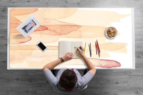 Sous-main de bureau antidérapant et facile à nettoyer pour table en vinyle