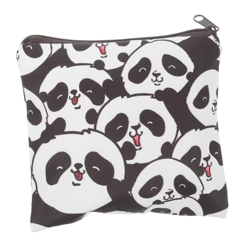 Beaupretty Bolsa para Compresas y Tampones Pouch Sanitario Compacto y Portátil para Mujer Organizador de Higiene Femenina con Diseño de Panda para y Diario