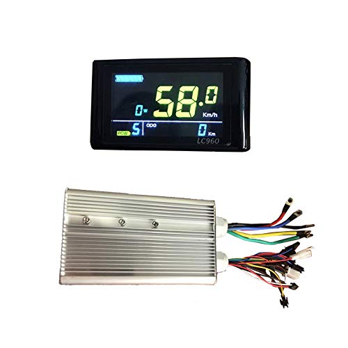 NBpower 48V/72V 3000W 5000W 80A Brushless DC Motor Controller Ebike Controller +VM960 Color