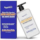 Biotin & Rosemary Shampoo for Hair Growth: Hair Loss Shampoo for Thinning Hair for Women and Men - Hair thickening Shampoo Infused with Natural Nutrient Rich Ingredients Sulfate Free 10 fl oz