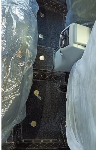 Image of NEXTA PVC, Faux Leather, Nylon 7D Car Floor Mats Compatible with Maruti Suzuki Grand Vitara(Black)