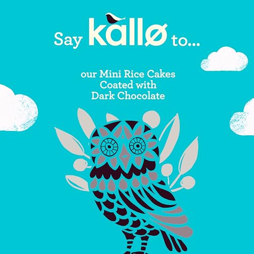 Kallo Dark Chocolate Mini Rice Cakes, 9 x 84g