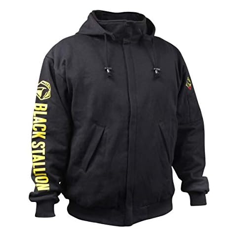 Revco/Black Stallion Truguard 200 Fr Cotton Black Hooded Sweatshirt Size-Med Cover
