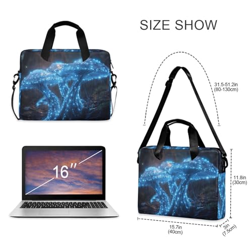 Funda para portátil Alaza Mushroom Blue 13-15.6 pulg miniatura 5