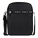 Produktbild bugatti Blanc DeLight Schultertasche Herren, Umhängetasche aus Tarpaulin & Nylon, schwarz