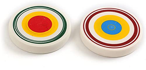 Image of KD Willmax Board Striker Indoor Game Striker Accessories Set of 2 Used in National & International Carrom Tournament (MMI)