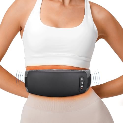 Red Light Therapy Belt, Heating Pad with 3 Vibration Massage Modes & 2 Heating Levels, Massagers for Back Pain Relief, Slimming Belt for Promote Digestion, Gifts for Women Men Red Light Therapy Belt, Heating Pad with 3 Vibration Massage Modes & 2 Heating Levels, Massagers for Back Pain Relief, Slimming Belt for Promote Digestion, Gifts for Women Men