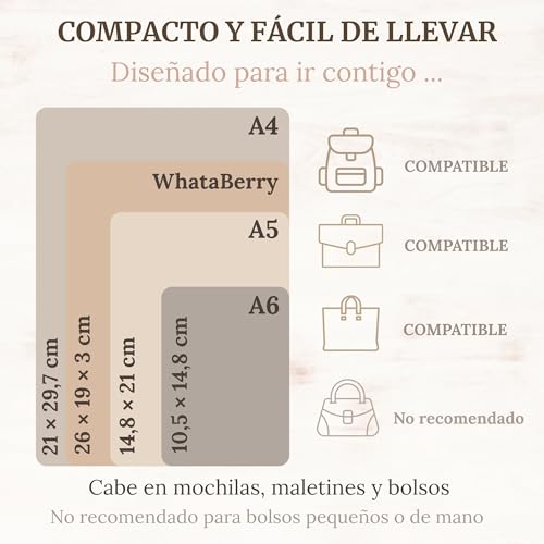 Miniatura 7 de Whataberry Porta Documentos Bebe Premium Portadocumentos Bebe 16 Apartados Funda Carpeta Mini, Unisex Y Elegante Organizador Embarazo, Infantil, Familiar Y Viaje Gris Oscuro 26x19x3cm