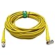 HangTon GPS Antennenkabel TNC auf TNC für Trimble R7 R8 5800 Topcon Sokkia Lei-ca Empfänger auf GA530 GA830 ADL 450 / TDL 450 XDL, Gelb RG58 Rechtwinkliger Stecker 10m