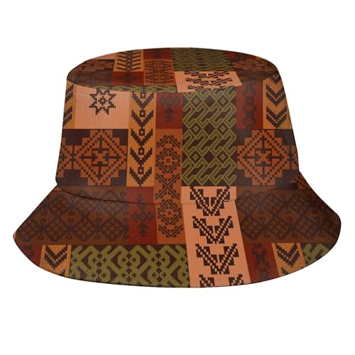 Image of Bucket Hat for Women Men, Fashion Print Outdoor Beach Hat Packable Sun Cap for Travel Hiking
