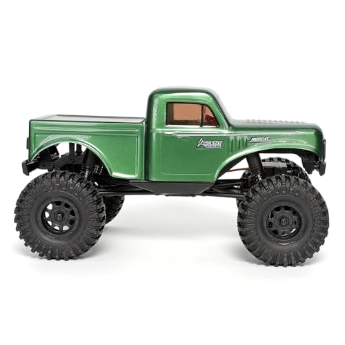 Image of Redcat Racing Ascent 18 Brushless RC Rock Crawler - 4WD 1 /18 RC Crawler with Portal Axles, High Steer Geometry, Waterproof ESC, LiPo Battery, RTR Hobby Grade RC Truck 4x4 - Green