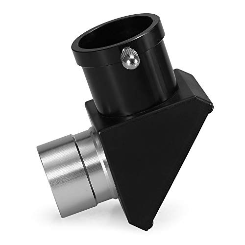 Leeofty Telescópio Astronômico Ocular 45/90 Graus Diagonal Erigindo Prisma 1.25IN Zenith Espelho par