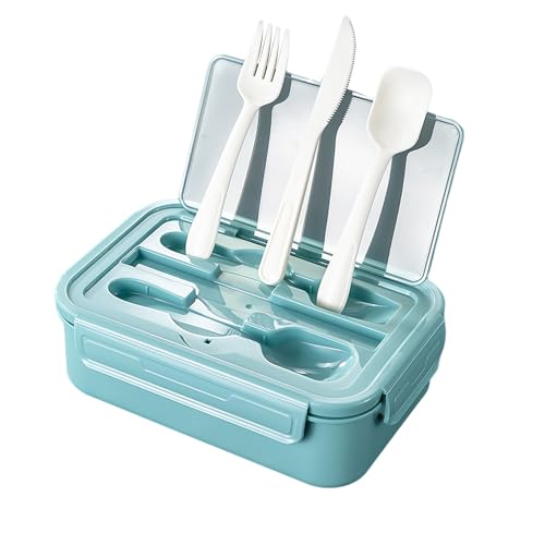 ATBUSS 1 fiambrera sellada con 3 ranuras, para frutas y verduras, fiambrera aislada de gran...