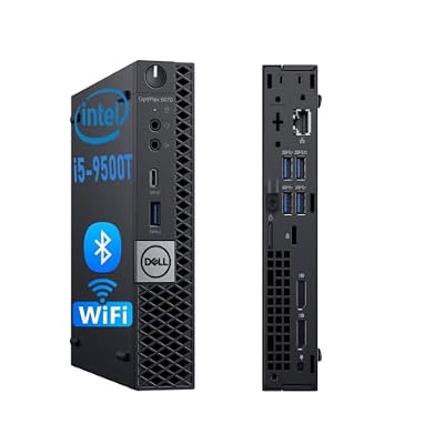 Dell OptiPlex 5070 Mini Business Desktop, Micro Computer, Intel Core i5-9500T, 8GB DDR4 RAM, 512GB SSD, Displayport, Windows 11 Pro (Renewed)